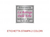 Etichette adesive per erboristerie, cosmetica, cosmesi (mm25X25)  (cod.10M )